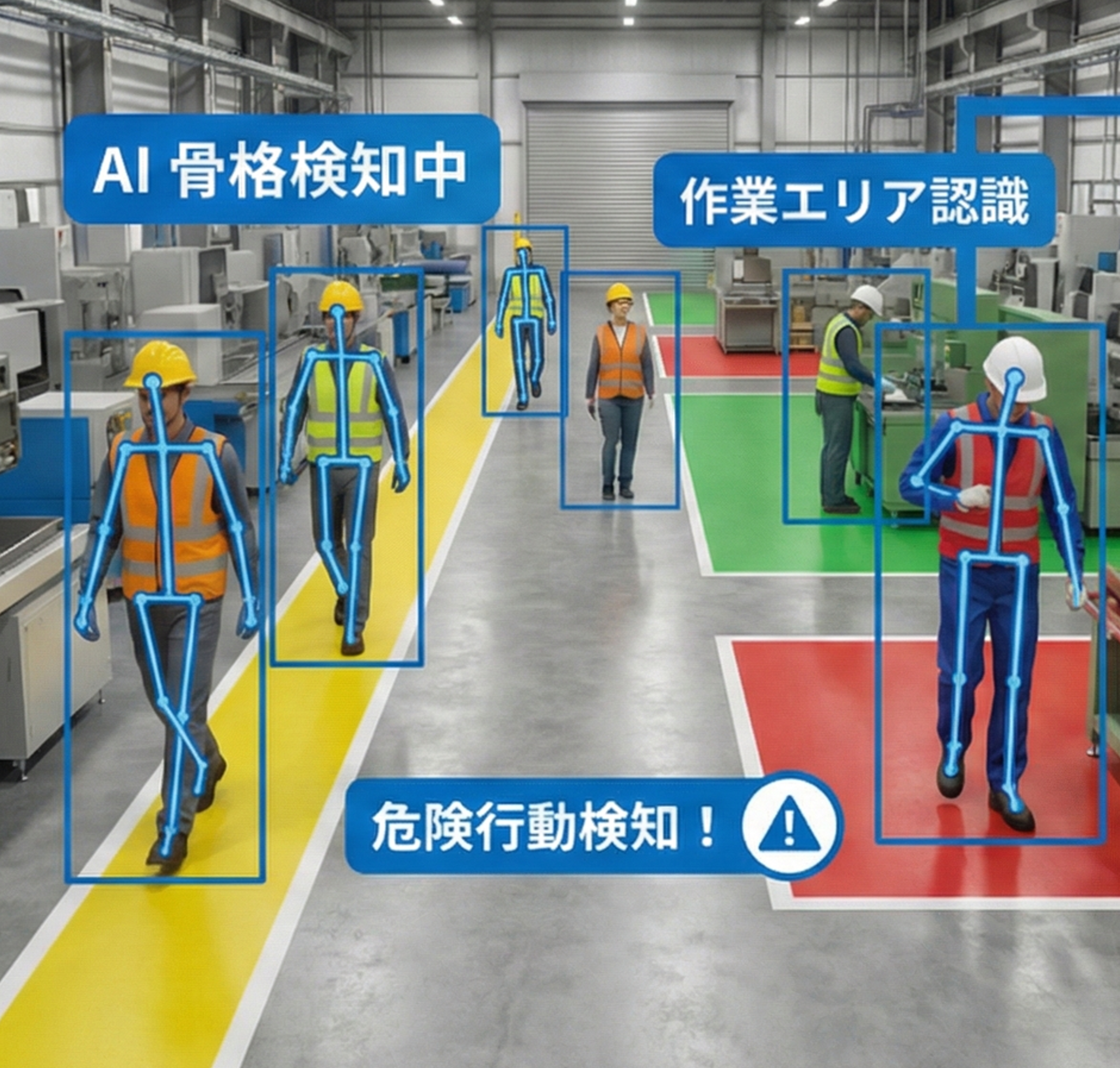 危険行動自動パトロールAI